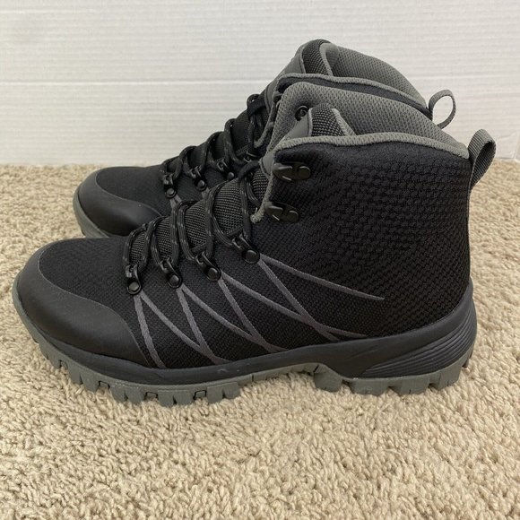 Propet Traverse‎ Hiking Boots Waterproof Mens 10.5 Black/Dark Grey MBA042K NIB main image 12